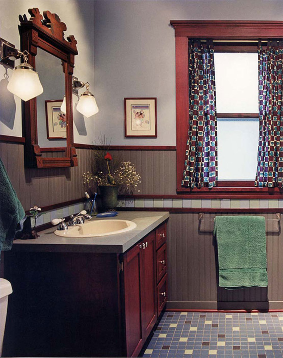 Arts And Crafts Style Bathroom Mirrors