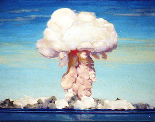 Atomic Bomb Explosion Cartoon