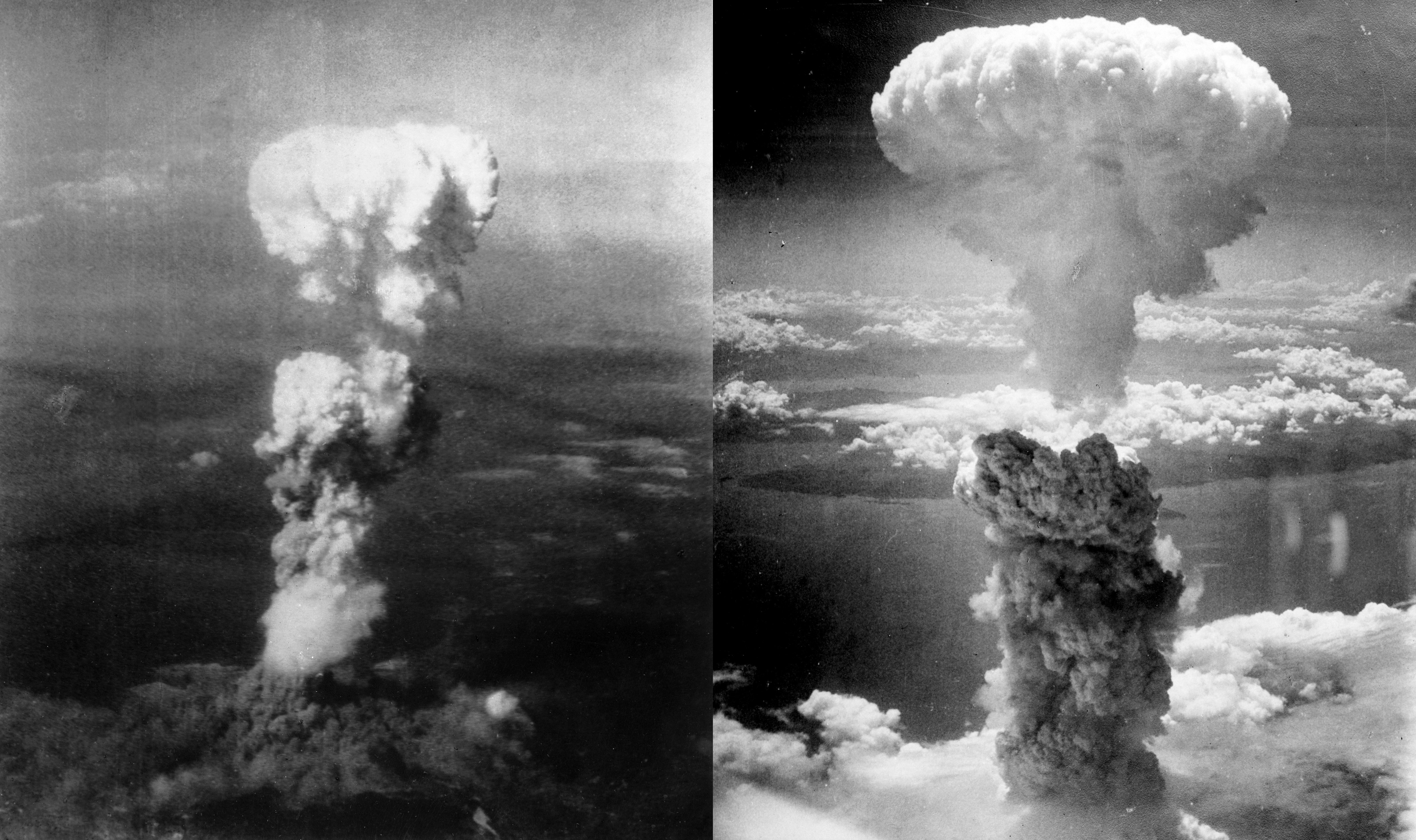 Atomic Bomb Explosion In Japan