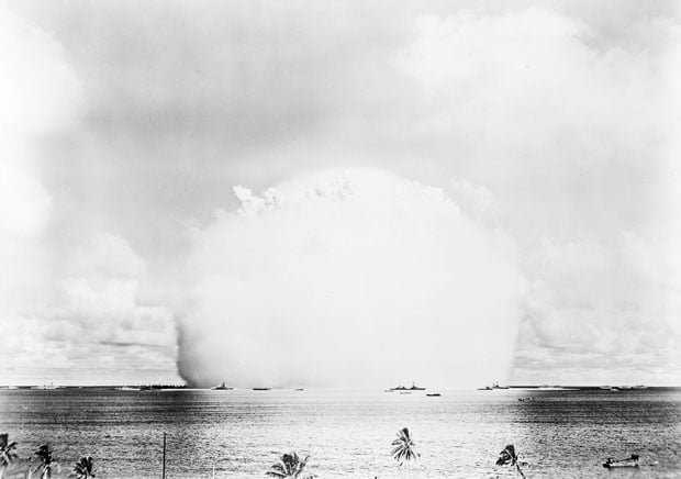 Atomic Bomb Explosion Underwater