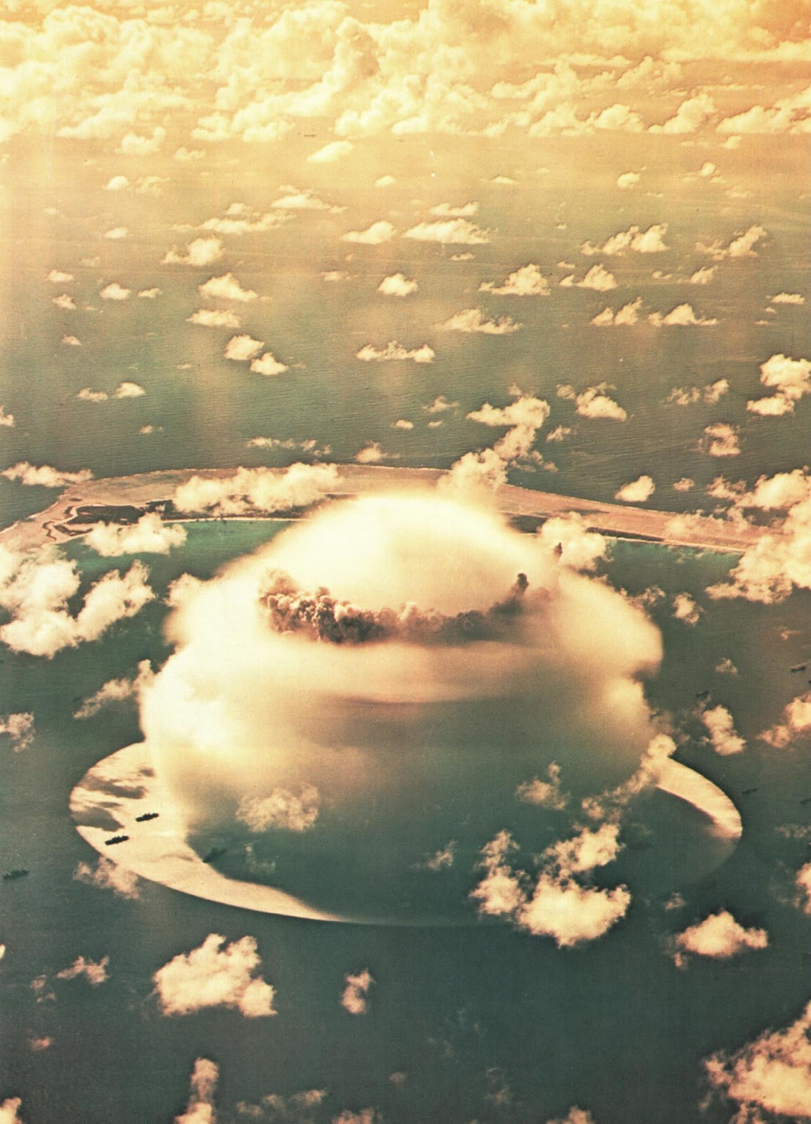 Atomic Bomb Explosion Underwater