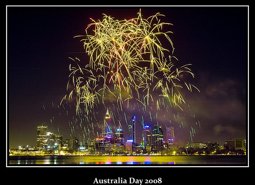 Australia Day Fireworks Perth