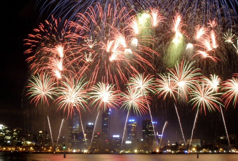 Australia Day Fireworks Perth