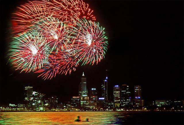 Australia Day Fireworks Perth