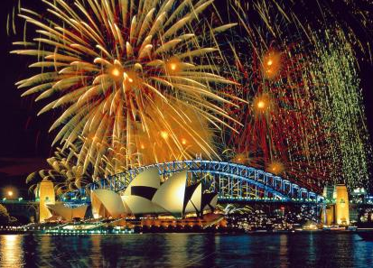 Australia Day Fireworks Sydney 2013