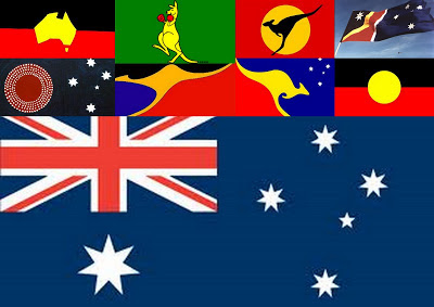 Australia Day Flags To Colour In