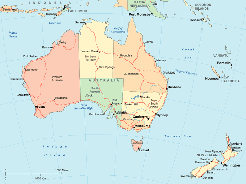 Australia Map