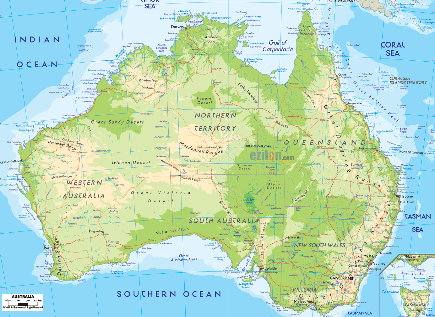 Australia Map