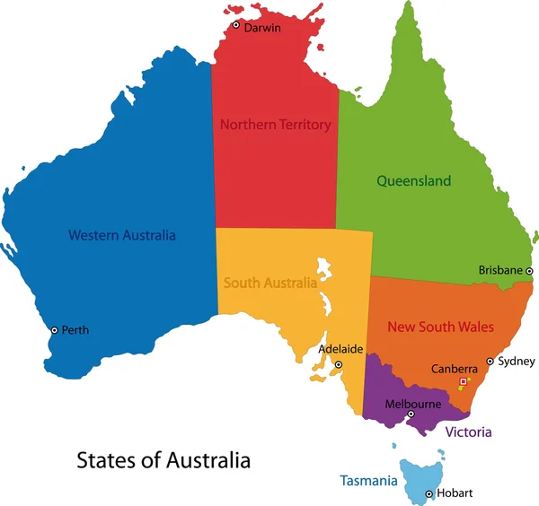 Australia Map Vector Free