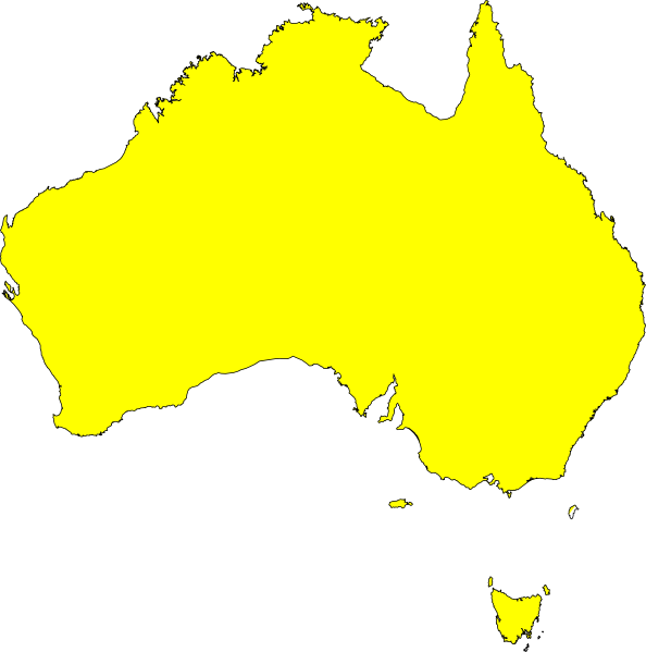 Australia Map Vector Free