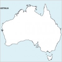 Australia Map Vector Free