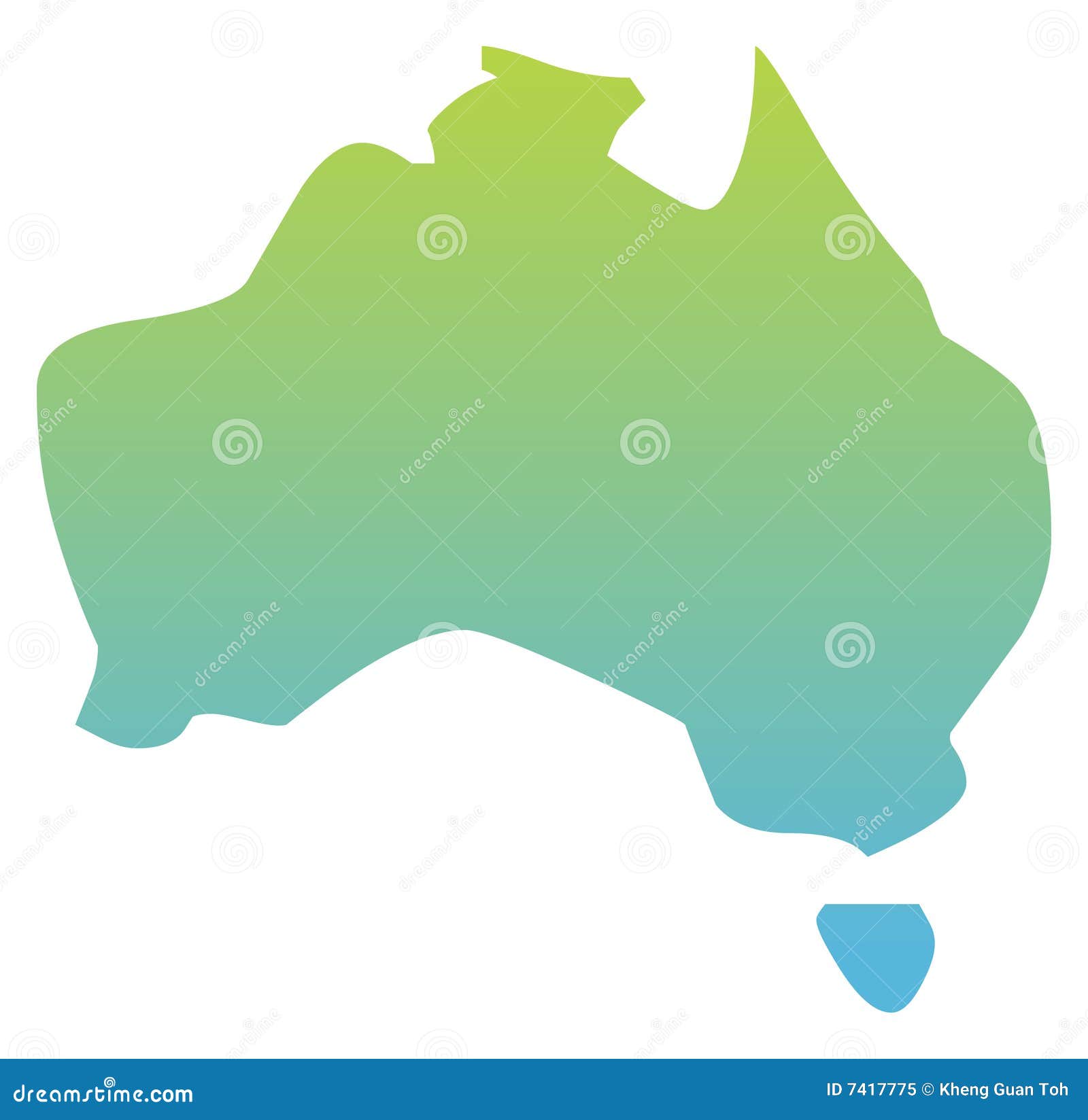 Australia Map Vector Free Download