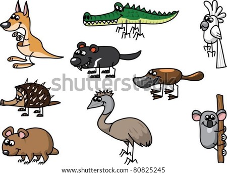 Australian Animals Clipart Free