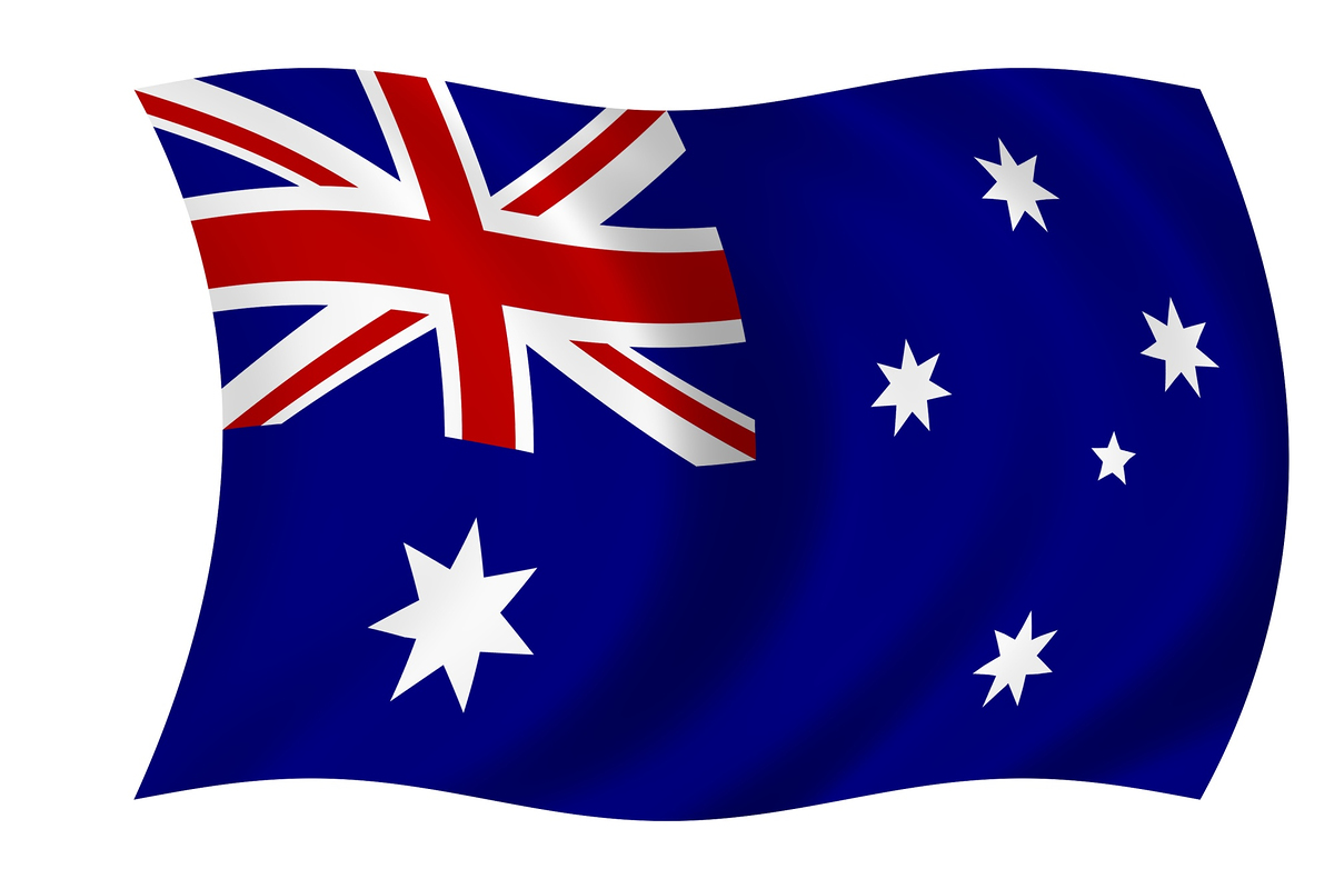 Australian Flag Picture To Colour In