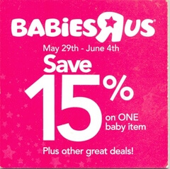 Babies R Us Coupons 20 Off One Item Online