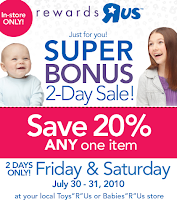 Babies R Us Coupons 20 Off One Item Online