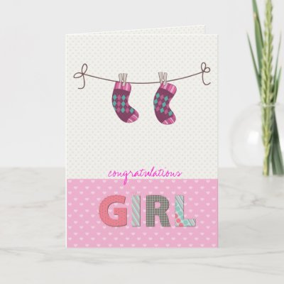 Baby Girl Card Ideas