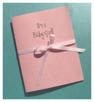 Baby Girl Card Ideas