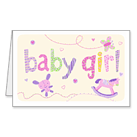 Baby Girl Card Message