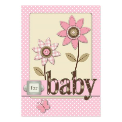 Baby Girl Card Template