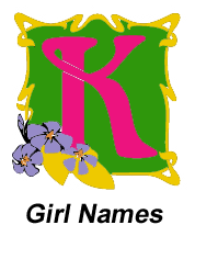 Baby Girl Names Starting With K