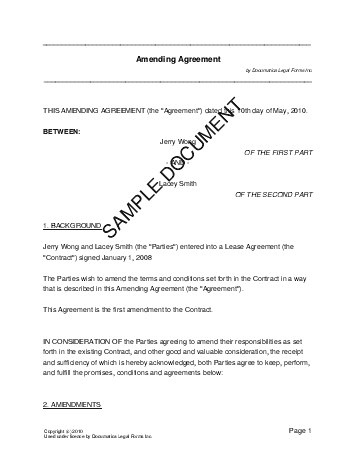 Babysitting Contract Agreement Sample