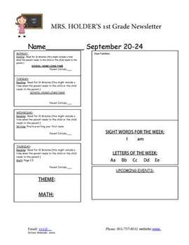 Back To School Newsletter Templates Free