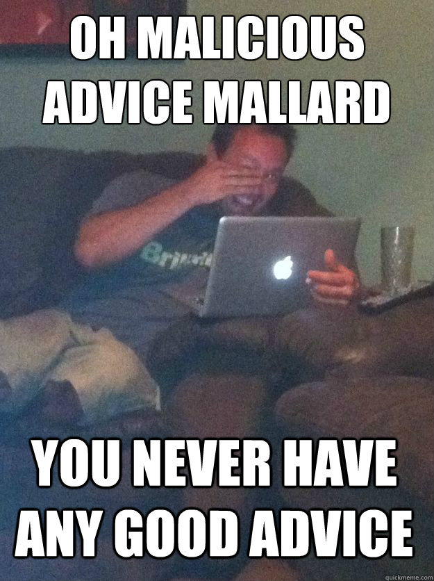 Bad Advice Mallard Meme