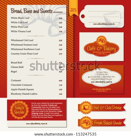 Bakery Business Cards Templates Free