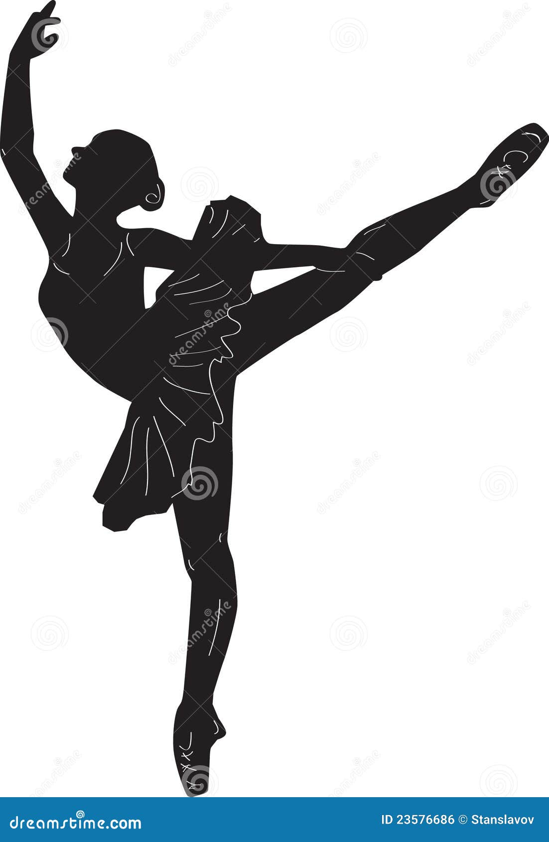 Ballet Dancer Silhouette Clip Art