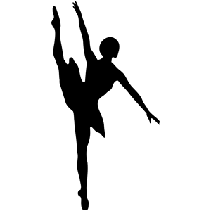 Ballet Dancer Silhouette Clip Art