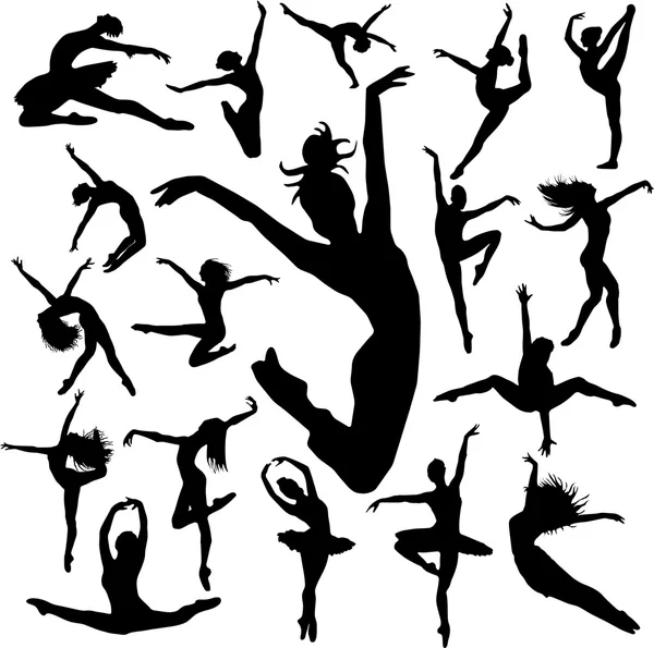 Ballet Dancer Silhouette Vector Free