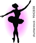 Ballet Dancer Silhouette Vector Free