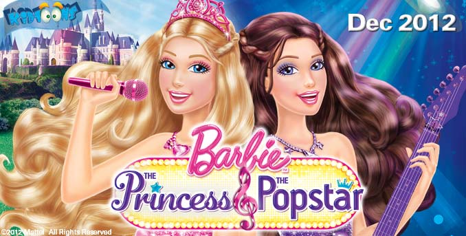 Barbie Princess And The Popstar Coloring Pages Printable