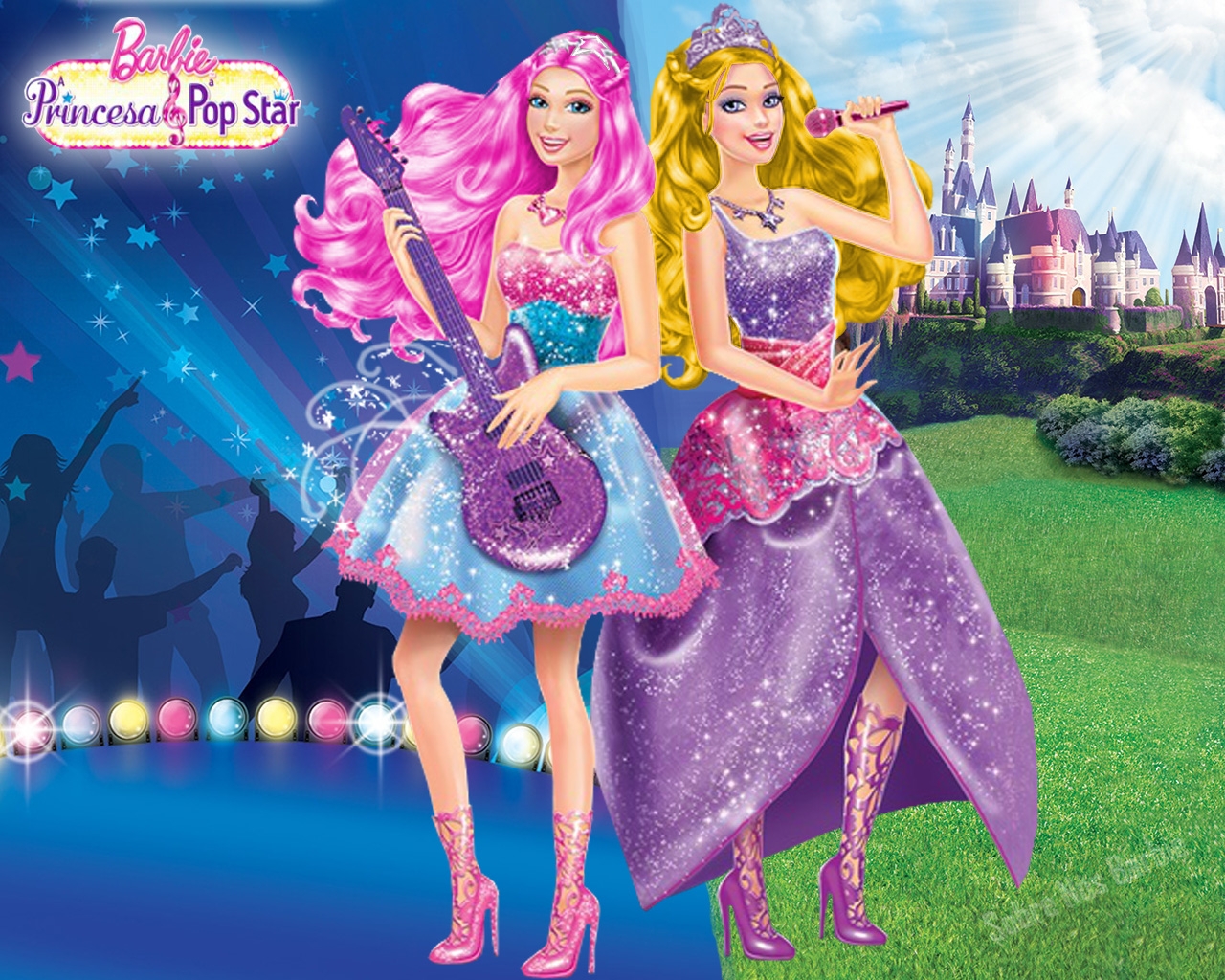 Barbie Princess And The Popstar Coloring Pages Printable