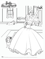 Barbie Princess And The Popstar Coloring Pages To Print