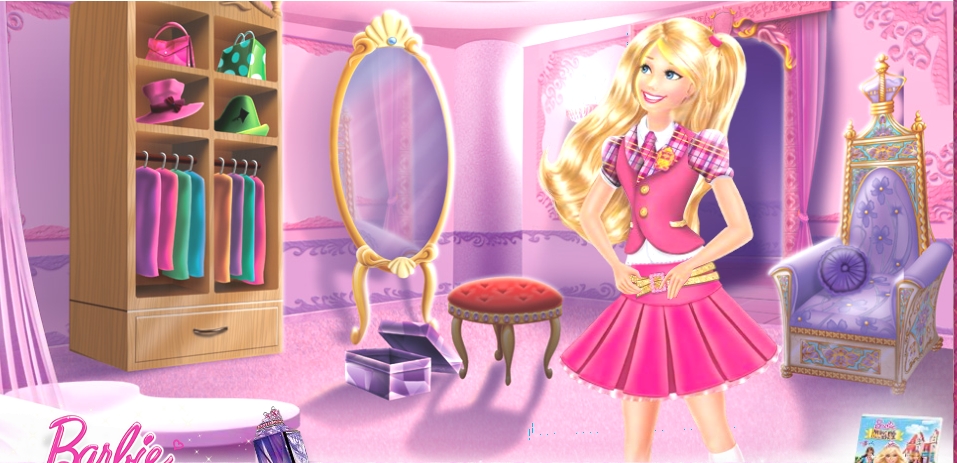 Barbie Princess Charm School 2011 Movie Part 1