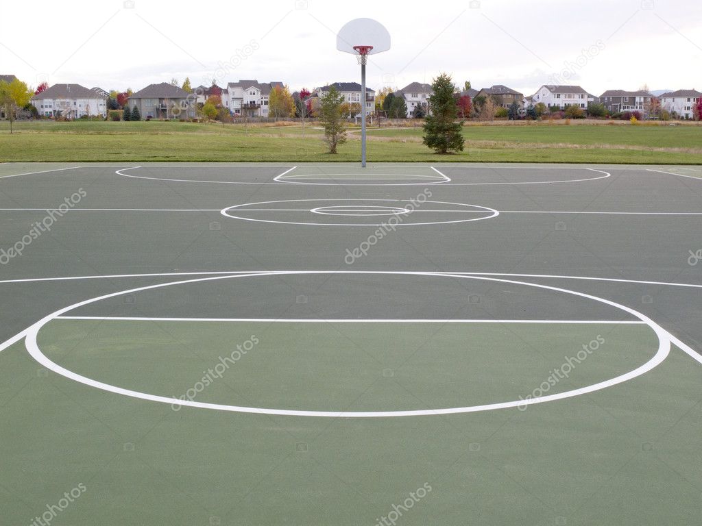 Basketball Court Background