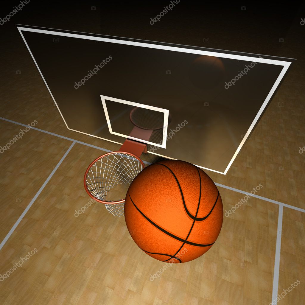 Basketball Court Floor Background