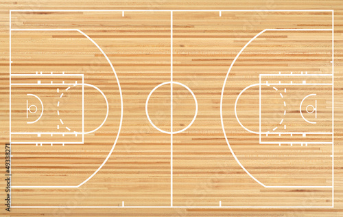 Basketball Court Floor Background