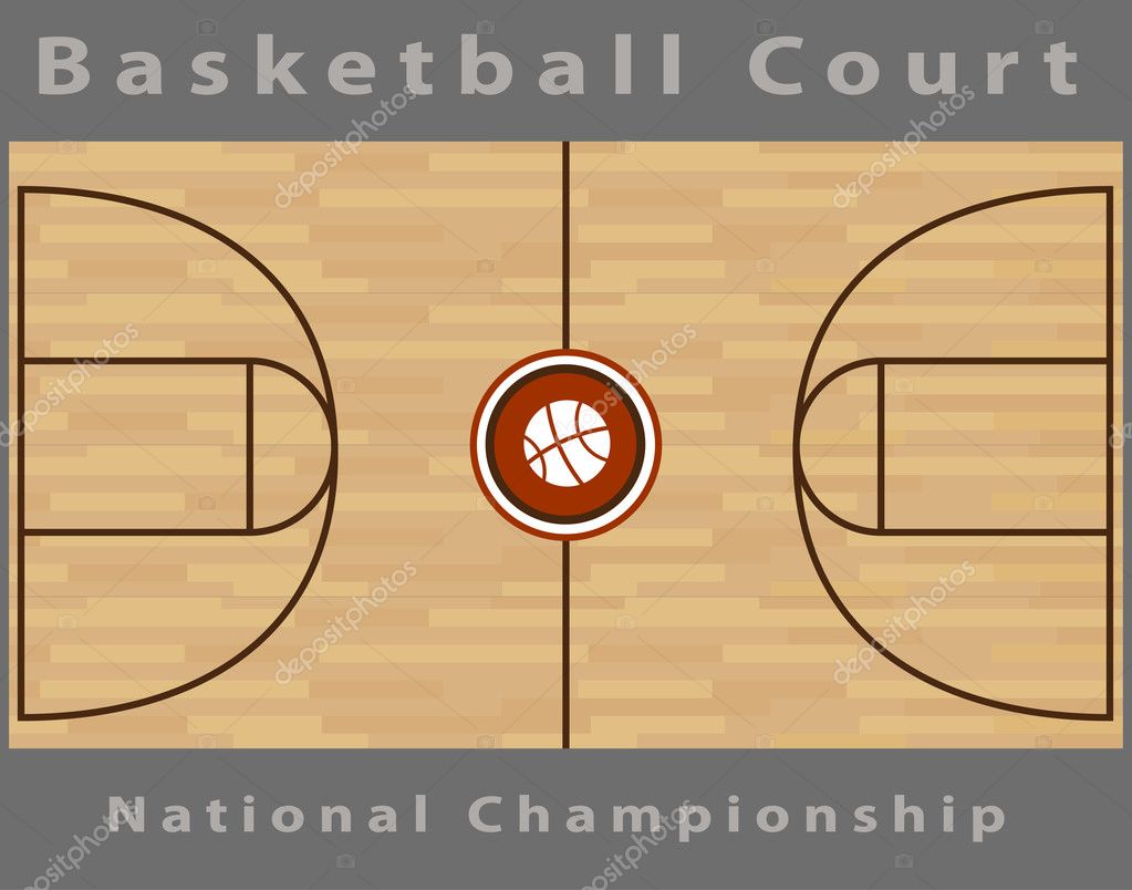 Basketball Court Floor Background