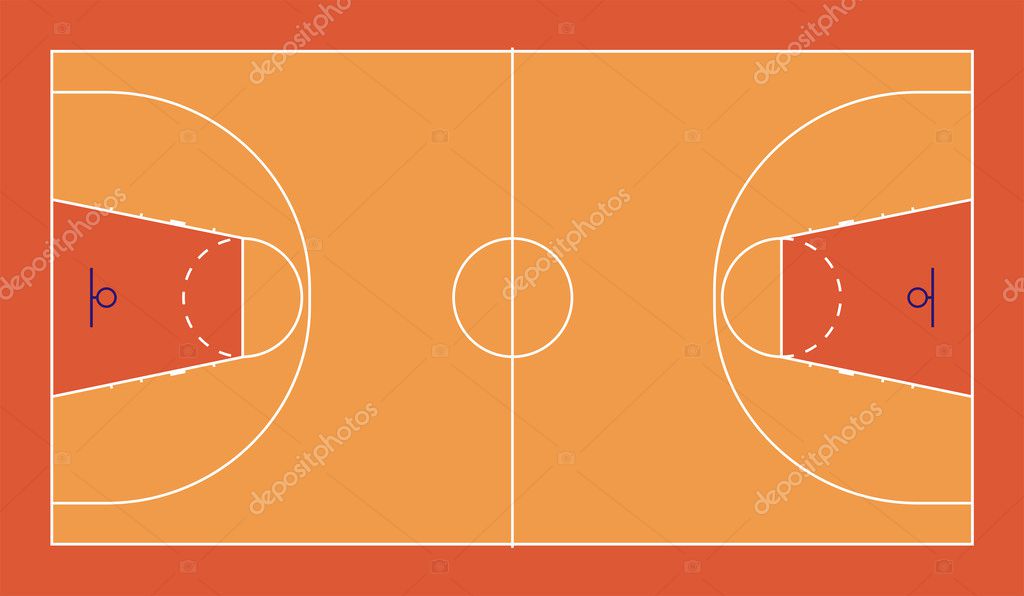 Basketball Court Floor Background