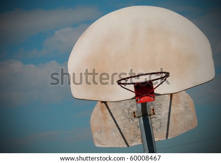 Basketball Hoop Backboard And Rim