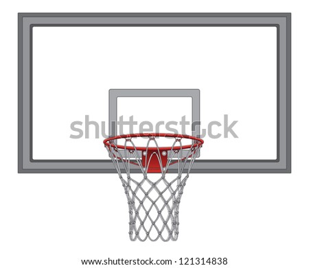 Basketball Hoop Backboard Only