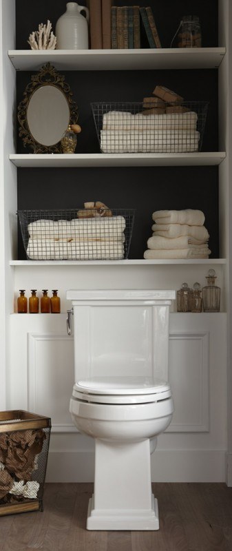 Bathroom Shelves With Baskets