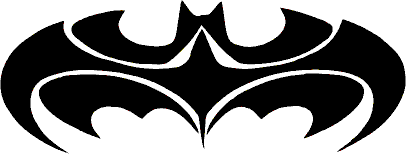 Batman Symbol Text