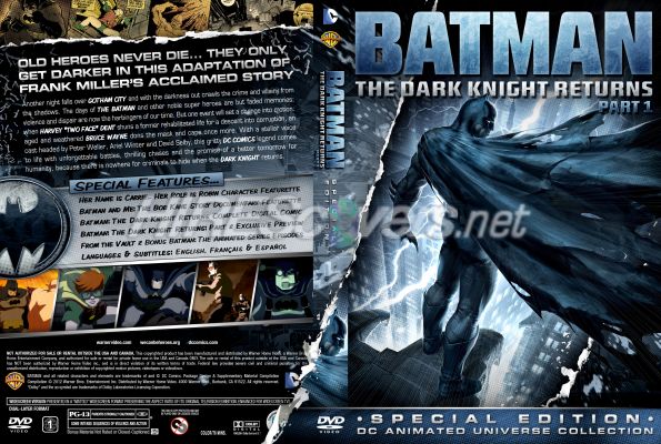 Batman The Dark Knight Returns Part 1 Dvd Cover