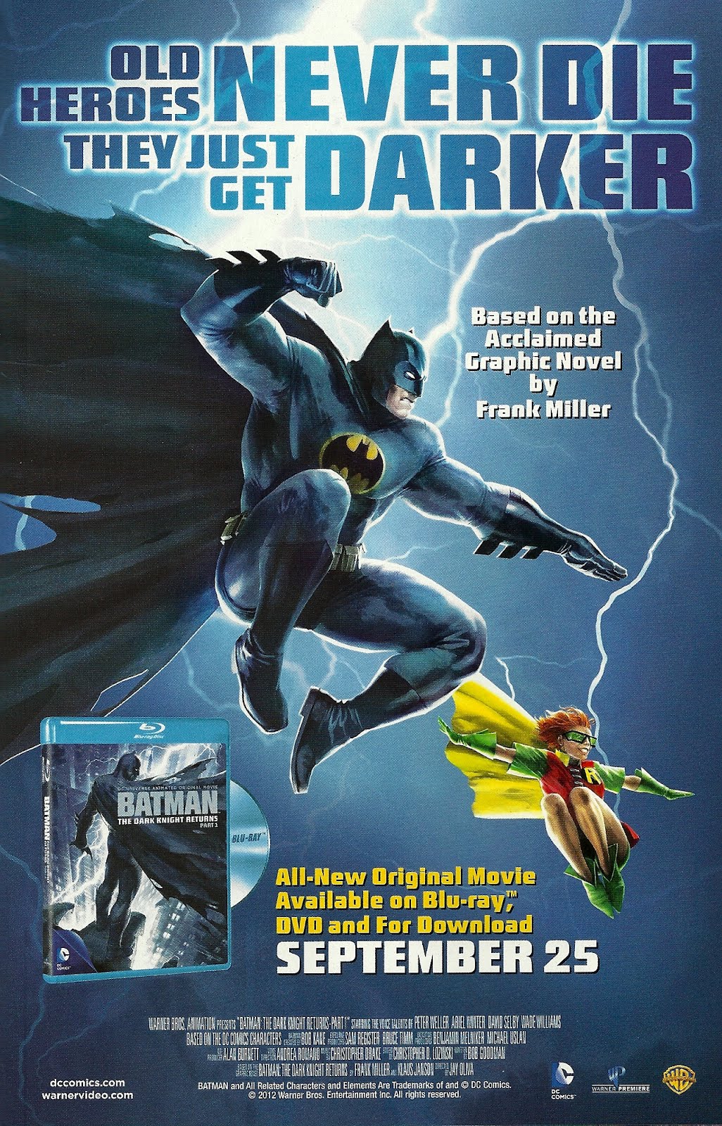 Batman The Dark Knight Returns Part 1 Dvd Cover