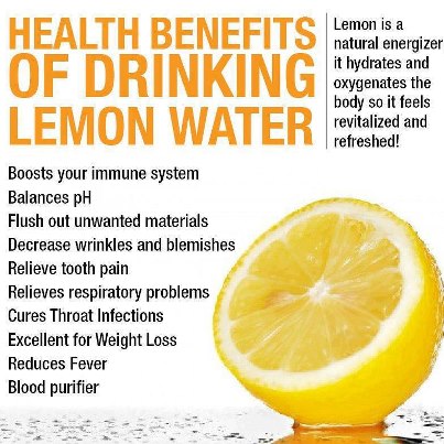 Benefits Of Water With Lemon Slice