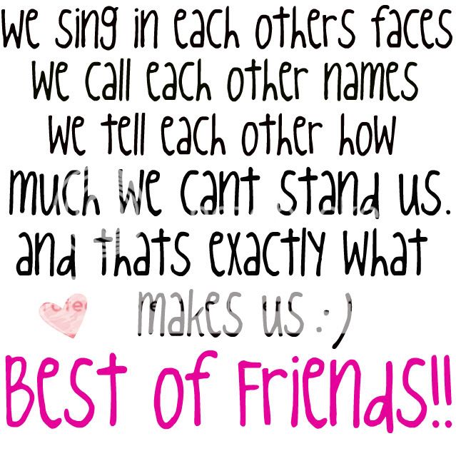 Best Friends Forever Quotes And Sayings For Girls